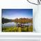 Designart - Still Waters of Fall Lake - Landscape Canvas Art Print